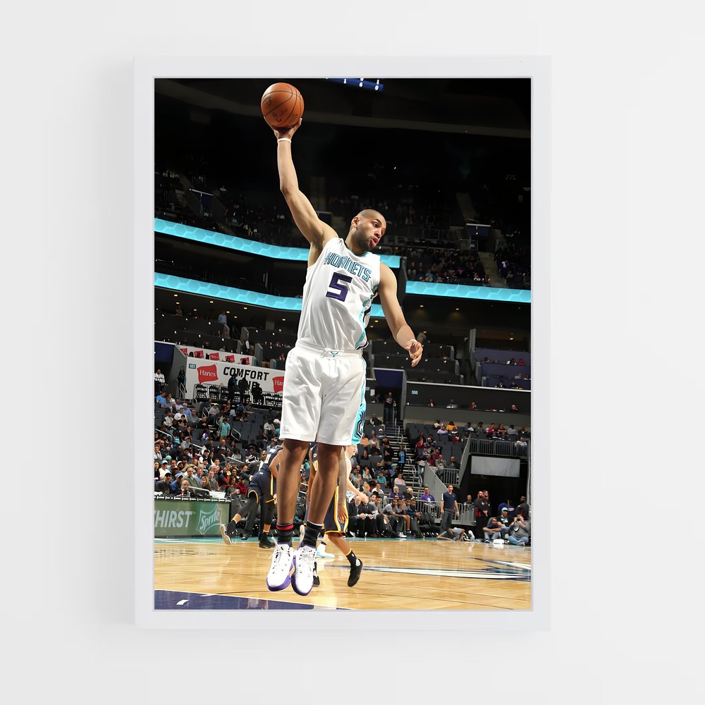 Poster Le Dunk de Batum – affiche Basketball (vue 3)